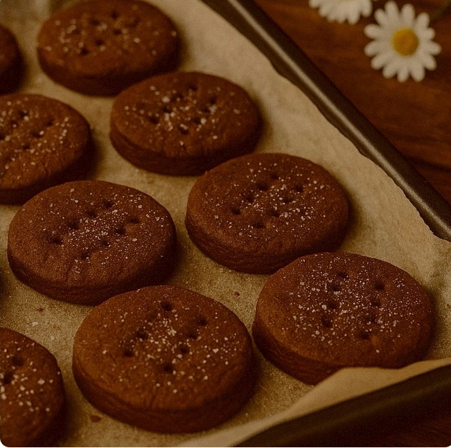 Cocoa Shortbread